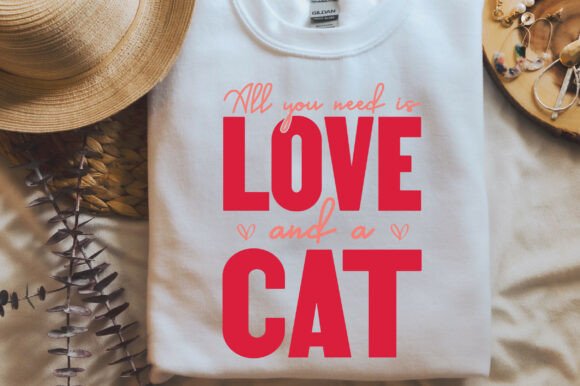 All You Need is Love and a Cat SVG PNG Review