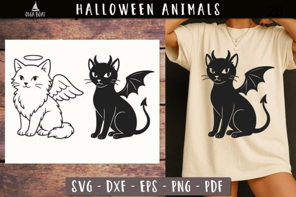 Angel Devil Halloween Cat SVG: A Designer's Real-World Review
