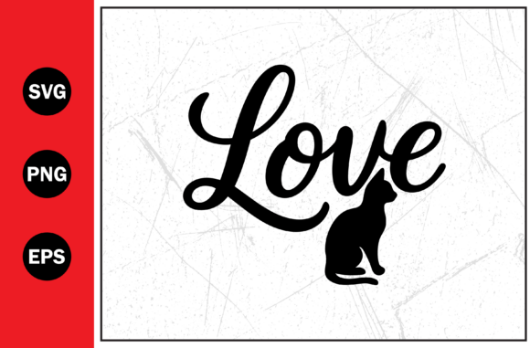 Love Script Silhouette Cat Svg Png Eps Review
