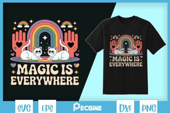 Magic is Everywhere Hippie Cat SVG Review