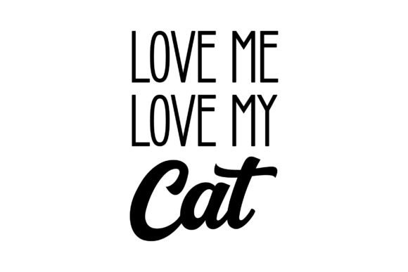Retro Love Me Love My Cat SVG PNG Design Review