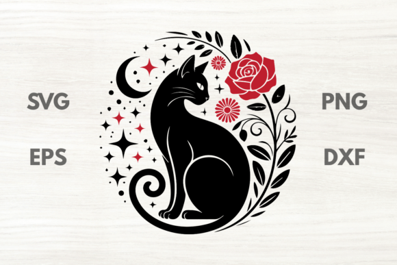 Sphynx Celestial Cat SVG Review for Real Embroidery