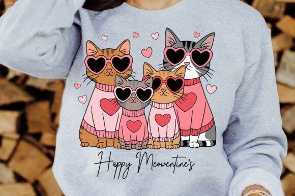 Valentine Cat SVG for Embroidery Projects